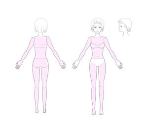 ひっぺ (alastar)さんの「医療脱毛クリニック」の女性のイラストへの提案