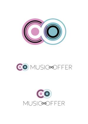 久 (monochrome84)さんの音楽家が仕事を探すサイト　MUSIC∞OFFER　のロゴへの提案