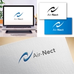 Hi-Design (hirokips)さんの空調換気設備「Air-Nect」「エアネクト」のロゴへの提案