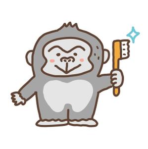 yonemi ヨネミ (yonemi_illust)さんの小児歯科のキャラクター　「ゴリラのイラスト」　への提案