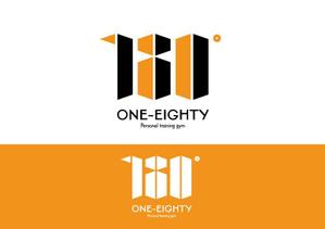 ヨシノ (toc-lab)さんのパーソナルトレーニング施設「180°」（ワンエイティー）のロゴへの提案