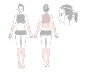 pit2005さんの「医療脱毛クリニック」の女性のイラストへの提案