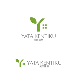 Thunder Gate design (kinryuzan)さんの建築会社　矢田建築の会社名とロゴへの提案