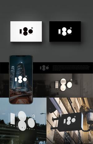 solo (solographics)さんのパーソナルトレーニング施設「180°」（ワンエイティー）のロゴへの提案