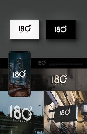 solo (solographics)さんのパーソナルトレーニング施設「180°」（ワンエイティー）のロゴへの提案
