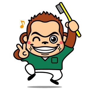 ヤンロン (yanron)さんの小児歯科のキャラクター　「ゴリラのイラスト」　への提案