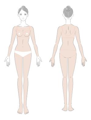 sung (sung)さんの「医療脱毛クリニック」の女性のイラストへの提案