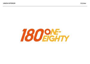 井上　龍馬 (ryoma_onoue)さんのパーソナルトレーニング施設「180°」（ワンエイティー）のロゴへの提案