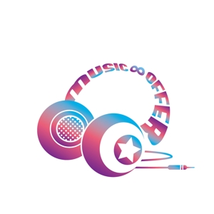 トラジ：イラレ多用型機イラストレーター (toraji_illusto)さんの音楽家が仕事を探すサイト　MUSIC∞OFFER　のロゴへの提案