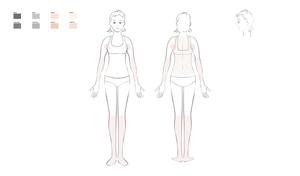 こよき/koyoki (koyokicreator)さんの「医療脱毛クリニック」の女性のイラストへの提案