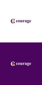 ヘッドディップ (headdip7)さんの不動産投資会社「courage」のロゴへの提案