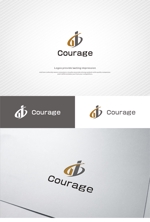 はなのゆめ (tokkebi)さんの不動産投資会社「courage」のロゴへの提案
