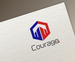 Kirakuya Web Design (koko4396)さんの不動産投資会社「courage」のロゴへの提案
