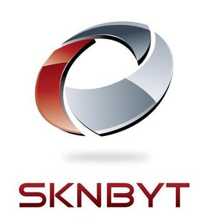 さんの「SKNBYT」のロゴ作成への提案