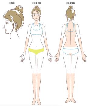 hiromiz (hirotomiz)さんの「医療脱毛クリニック」の女性のイラストへの提案