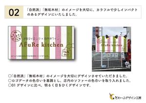 どわーふデザイン工房 ()さんの洋風ダイニング”AFuRekitchen”の看板デザインへの提案