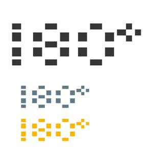 incomings (incomings)さんのパーソナルトレーニング施設「180°」（ワンエイティー）のロゴへの提案