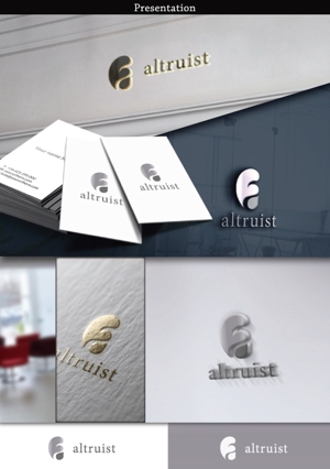 hirafuji (hirafuji)さんの遺伝子検査キット販売の屋号「altruist」のロゴデザインへの提案