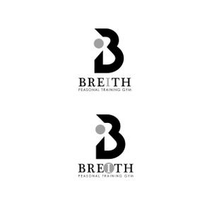 Hagemin (24tara)さんのパーソナルトレーニングジム「BREITH」のロゴへの提案