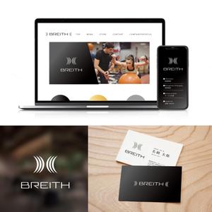 nico design room (momoshi)さんのパーソナルトレーニングジム「BREITH」のロゴへの提案
