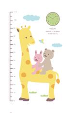 ゆきうさ (yukiusaponta)さんの身長計付きタオルのデザイン（縦向き）への提案