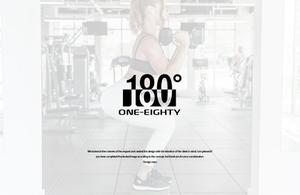 design vero (VERO)さんのパーソナルトレーニング施設「180°」（ワンエイティー）のロゴへの提案