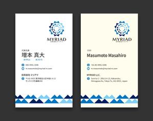 AD-Y (AD-Y)さんの合同会社ミリアドの名刺への提案