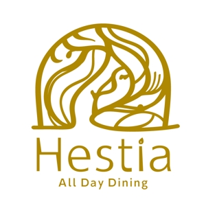 tera0107 (tera0107)さんのバイキングレストラン「All Day Dining Hestia」のロゴ作成への提案