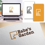 Hi-Design (hirokips)さんのエクステリア、外構工事店のショップ名「Babe’sGarden」ロゴへの提案