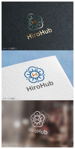 mogu ai (moguai)さんの新設ベンチャー企業「HiroHub」のロゴへの提案