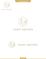 queuecat (queuecat)さんの海外インテリアショップサイト「room secrets」のロゴへの提案