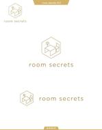 queuecat (queuecat)さんの海外インテリアショップサイト「room secrets」のロゴへの提案