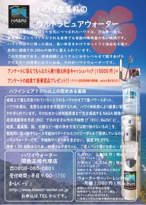 aipo1218さんのウォーターサーバーの広告への提案