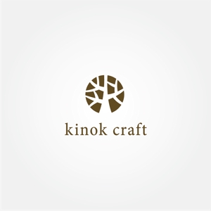 tanaka10 (tanaka10)さんの木の素材を中心とした販売サイト kinok craft のロゴへの提案