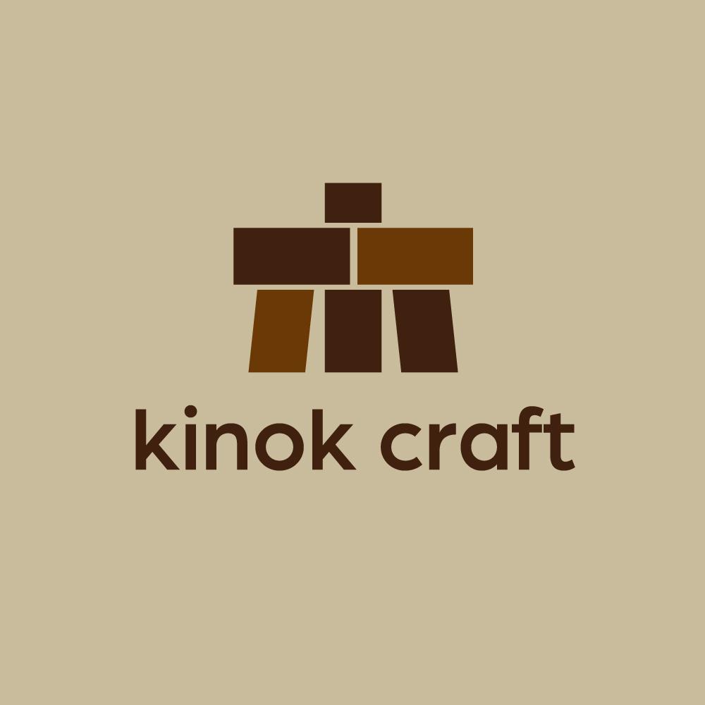 木の素材を中心とした販売サイト kinok craft のロゴ