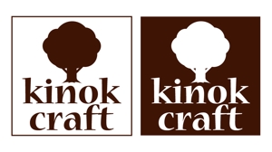 小糸蹊 (koitomichi)さんの木の素材を中心とした販売サイト kinok craft のロゴへの提案
