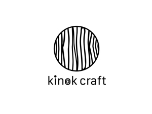 熊月堂 (Midori0427)さんの木の素材を中心とした販売サイト kinok craft のロゴへの提案