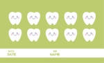 OAK DESIGN (t_nar)さんの歯科医院の子ども向けポイントカード制作への提案