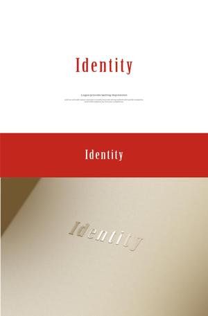 はなのゆめ (tokkebi)さんのグローバルな高級アパレルブランド「IDentity」のブランドロゴへの提案