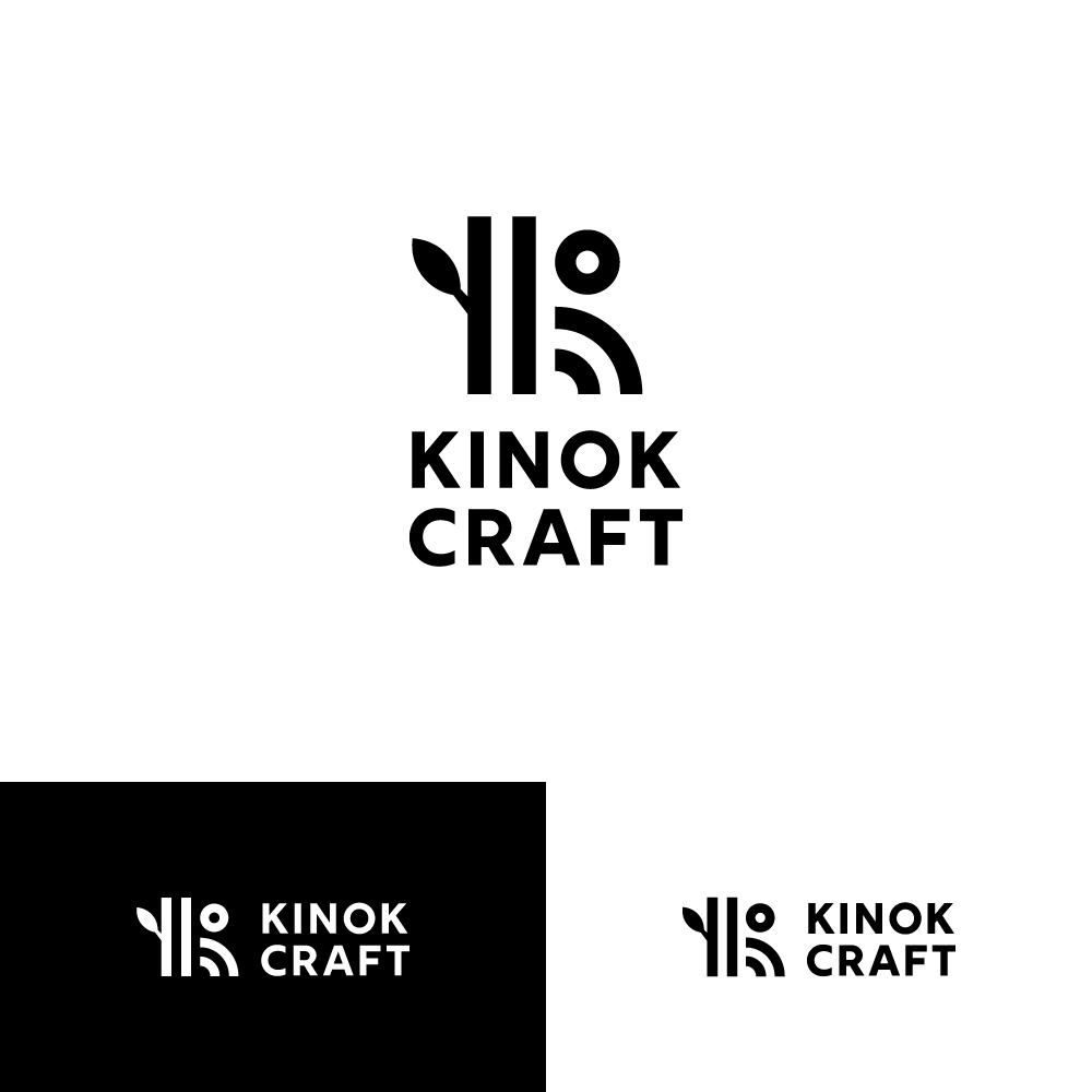 木の素材を中心とした販売サイト kinok craft のロゴ