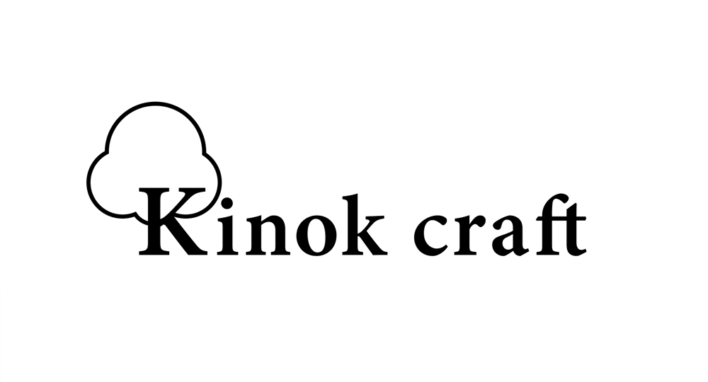 木の素材を中心とした販売サイト kinok craft のロゴ