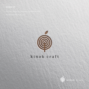 doremi (doremidesign)さんの木の素材を中心とした販売サイト kinok craft のロゴへの提案