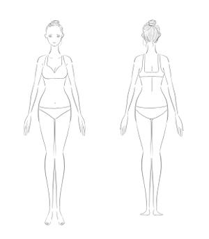マコカフェ営業中 (macoto152cm)さんの「医療脱毛クリニック」の女性のイラストへの提案