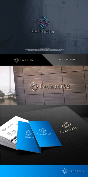 NJONESKYDWS (NJONES)さんの不動産運用、株式運用の会社「Lacharite」のロゴへの提案