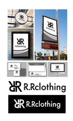 Hernandez (king_j)さんのアパレルブランド「R.Rclothing（ダブルアールクロージング）」のロゴへの提案