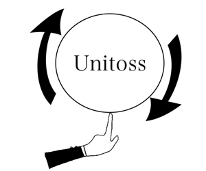 kita (kitahira_8)さんの学校制服のリサイクルショップ「Unitoss」のロゴへの提案
