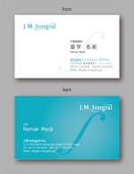 jpcclee (jpcclee)さんのオンライン医療会社「JMIntegral」の名刺デザインへの提案