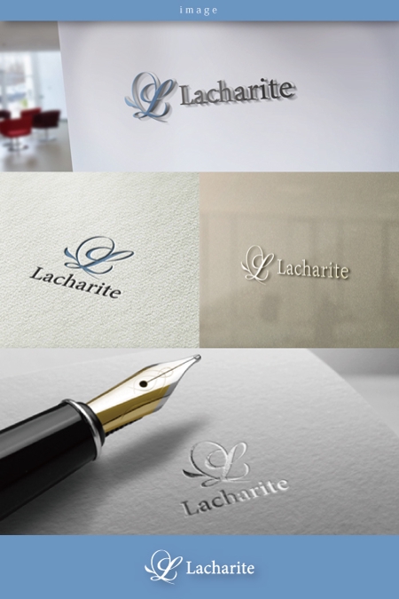 coco design (tomotin)さんの不動産運用、株式運用の会社「Lacharite」のロゴへの提案