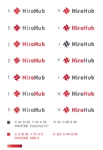 ヒロユキヨエ (OhnishiGraphic)さんの新設ベンチャー企業「HiroHub」のロゴへの提案