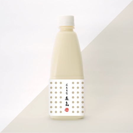 nico design room (momoshi)さんの豆乳ボトルラベル　への提案